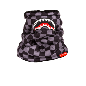 CHECKERED SHARK NECK WARMER