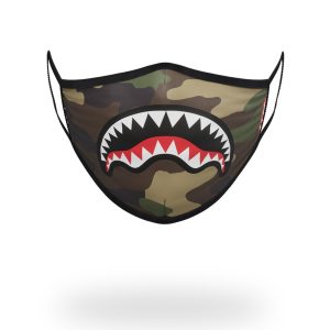 CAMO SHARKMOUTH FORM-FITTING MASK