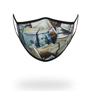 MONEY WHERE UR MOUTH IS FORM-FITTING MASK