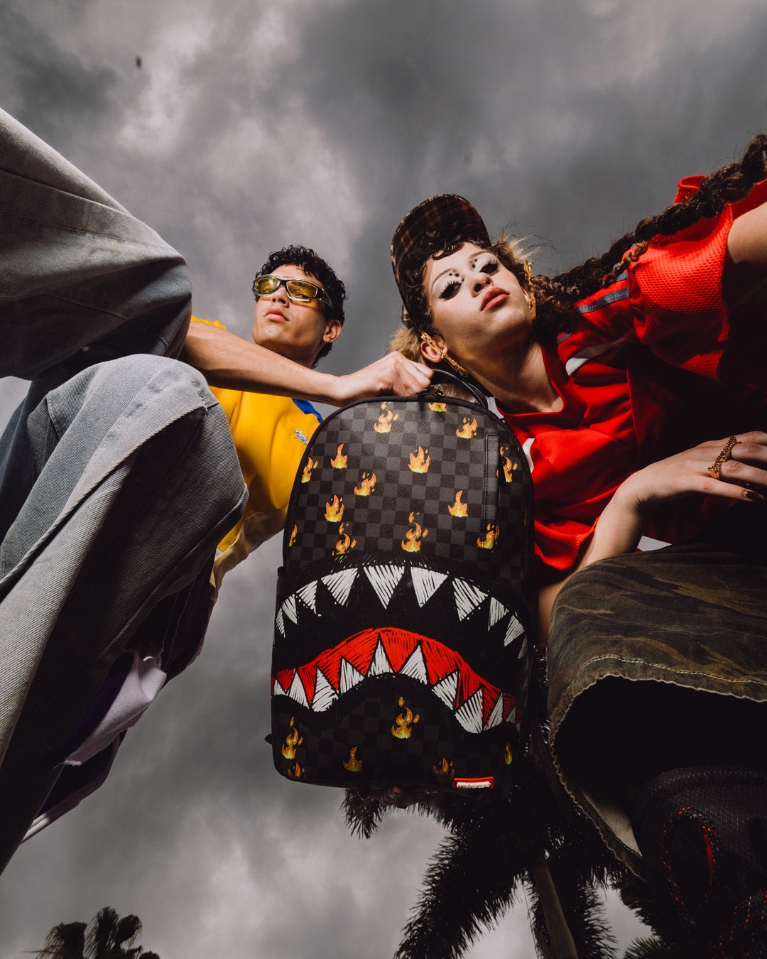 SUPER HOT FIRE SHARKS IN PARIS BACKPACK - Image 8