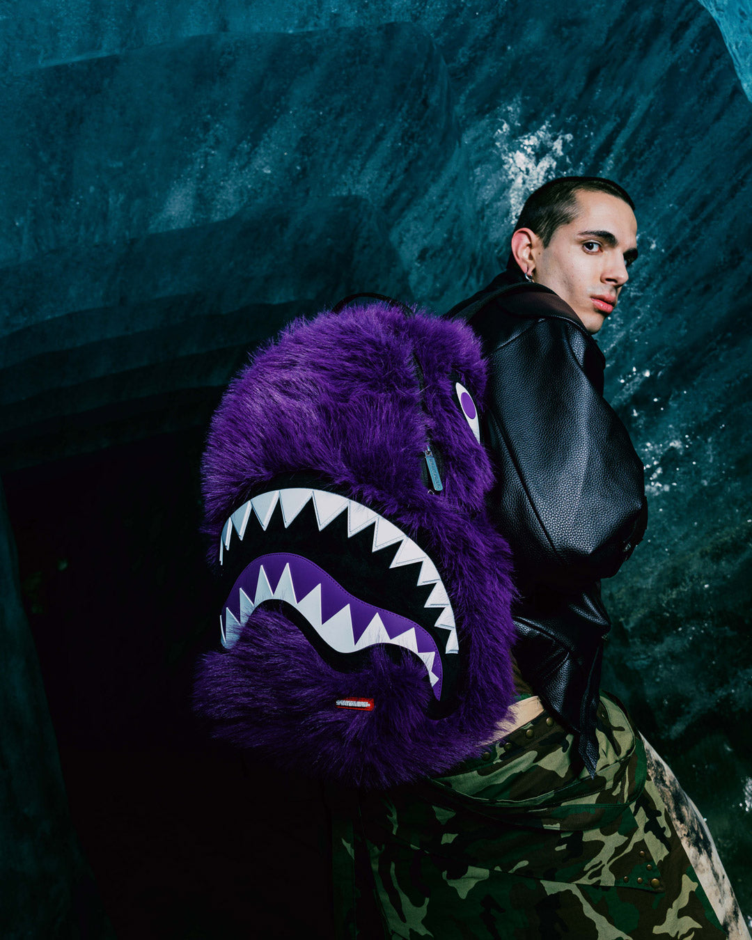 FURZILLA SHARK (PURP) BACKPACK - Image 2