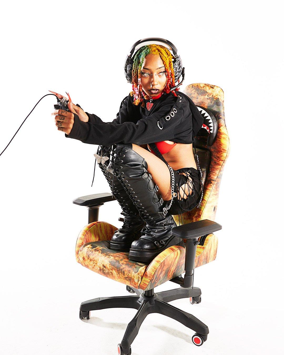FIRE CAMO GAMING CHAIR ?C SUPER RARE - Image 6