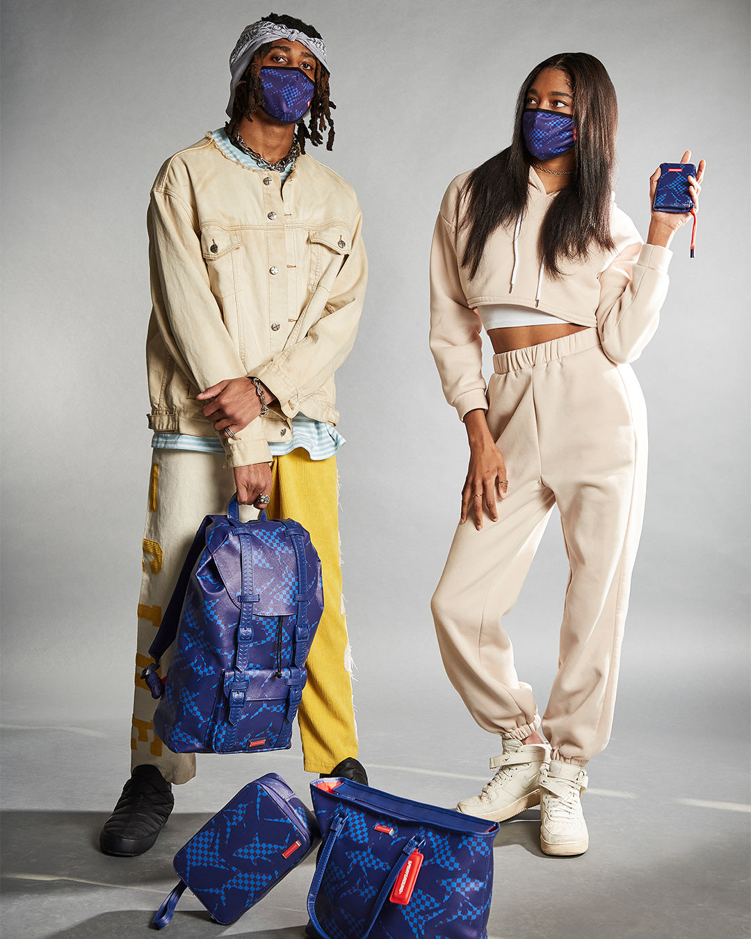 SHARK CHECK (BLUE) HILLS BACKPACK - Image 12