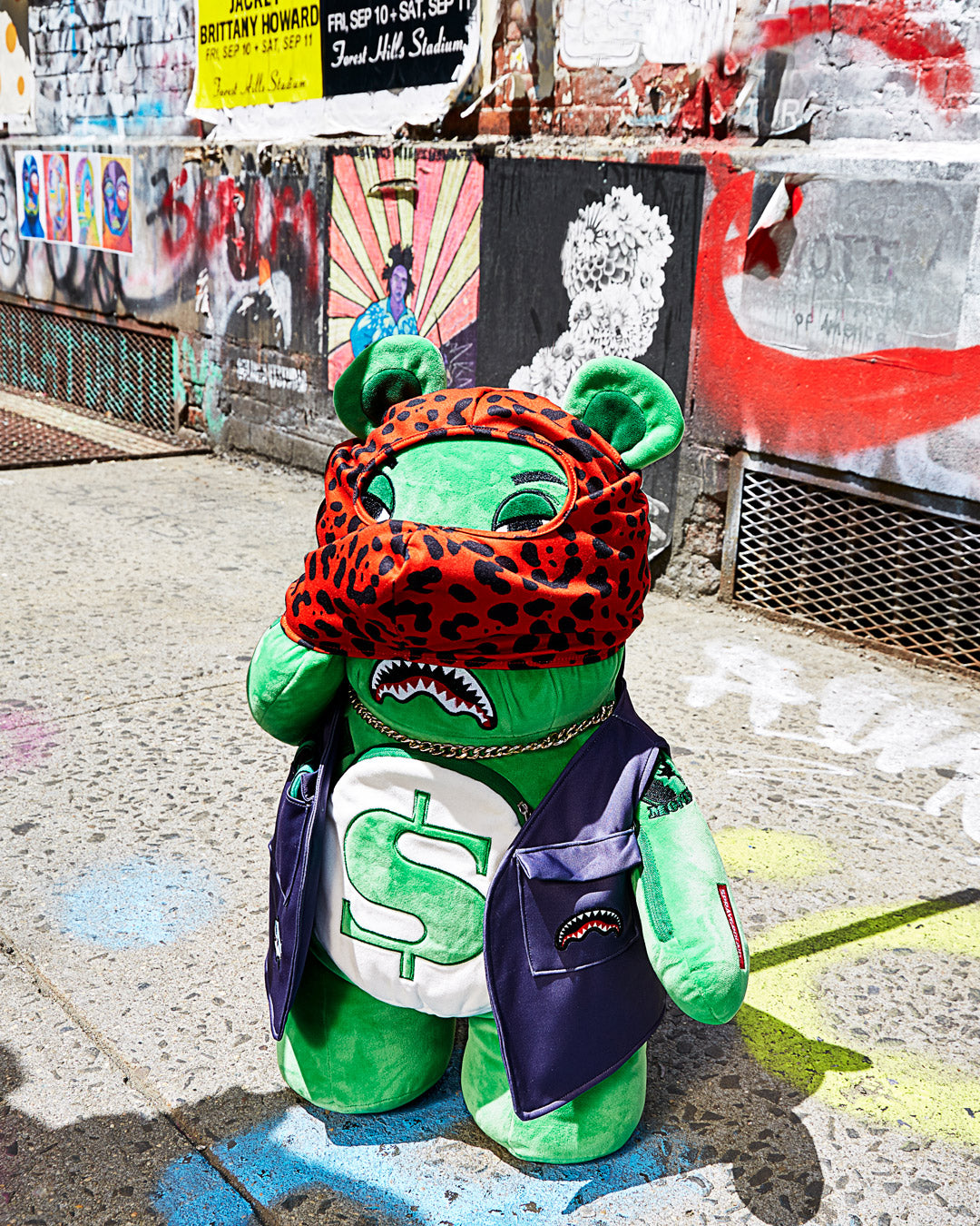 SKI MASK THE BEAR ?C MONEYBEAR TEDDYBEAR BACKPACK - Image 2