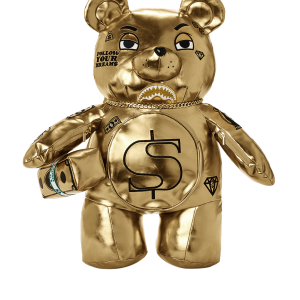 GOLD RUSH MONEYBEAR TEDDYBEAR BACKPACK