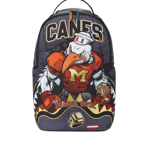 CANES MUSCLE UNIVERSITY OF MIAMI BACKPACK (WITH WARREN SAPP)
