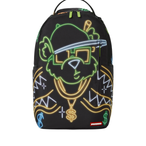 MONEY BEAR CITY LIGHTS BACKPACK
