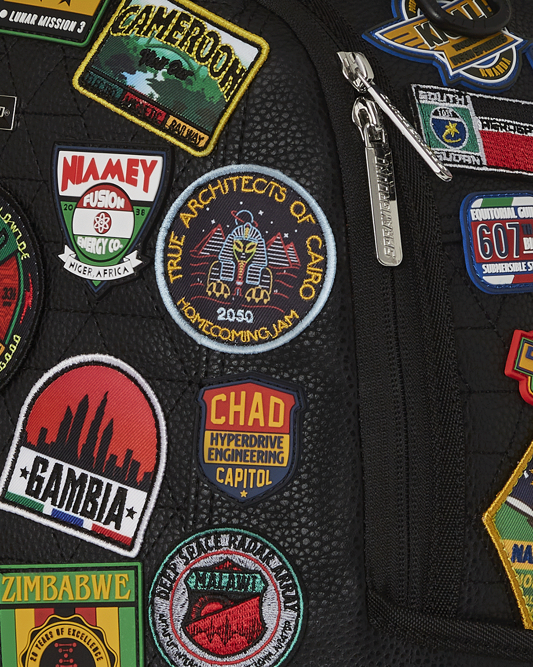 A.I. THE 54 (PATCHES OF AFRICA) CARGO BACKPACK - Image 9