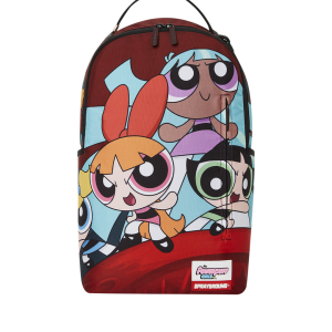 POWERPUFF GIRLS NEVER BACK DOWN BACKPACK