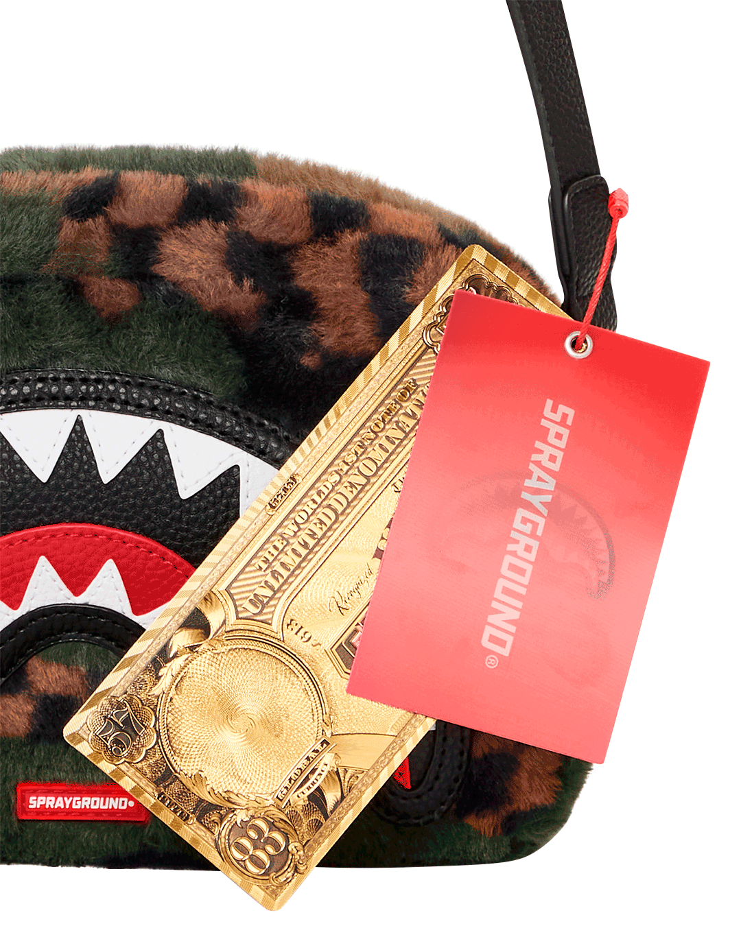 BIG SKY FUR SHARK MESSENGER BRICK BAG - Image 9