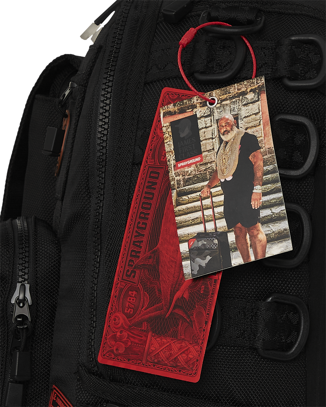 JAMES FIRST CLASS I GOT THESE STAMPS BACKPACK - Image 16