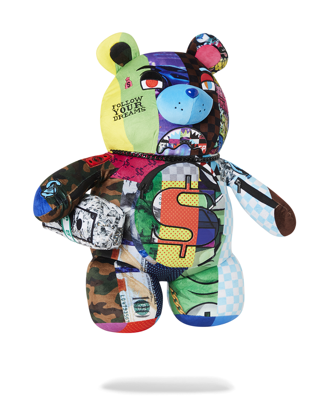 SHARK MASTERPIECES MONEYBEAR TEDDYBEAR BACKPACK - Image 3