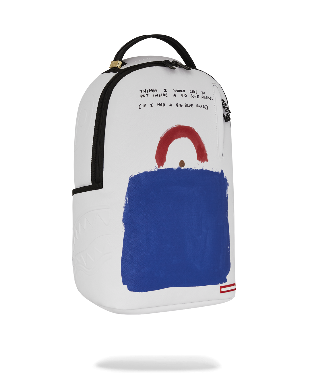 KEITH HARING BIG BLUE PURSE ART BACKPACK - Image 3
