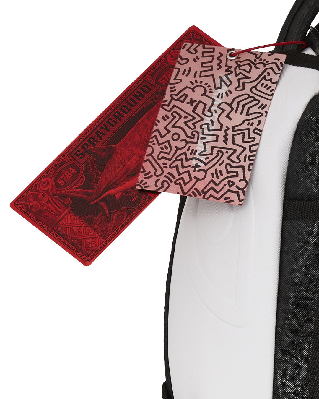 KEITH HARING BIG BLUE PURSE ART BACKPACK - Image 18