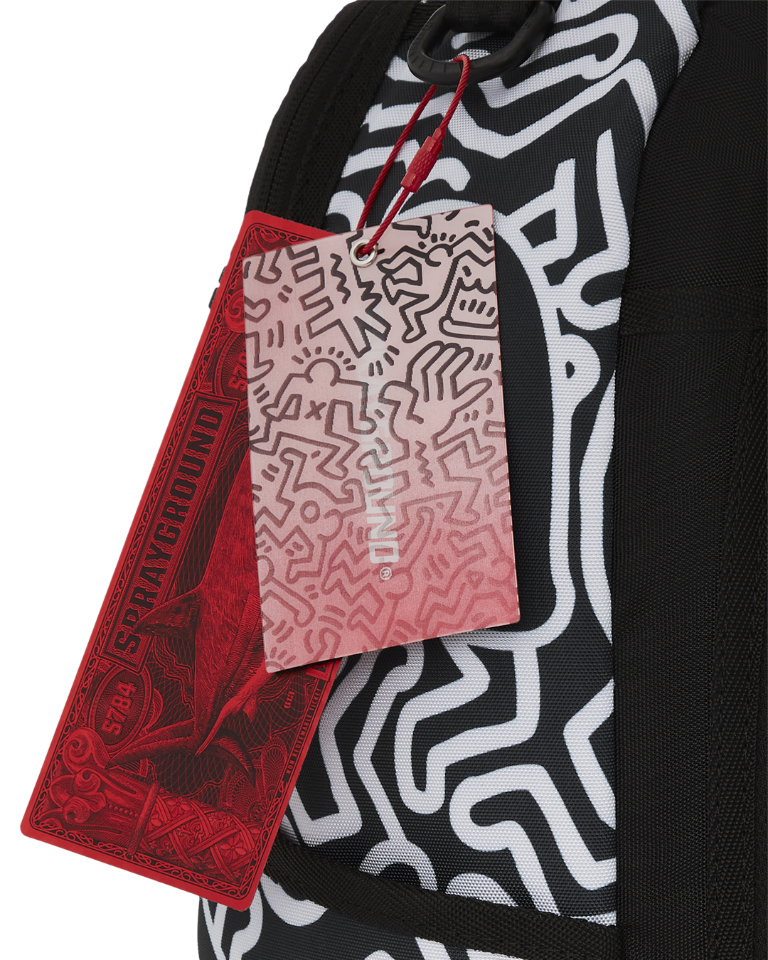 KEITH HARING SKATER SHARK DLXSR BACKPACK - Image 16