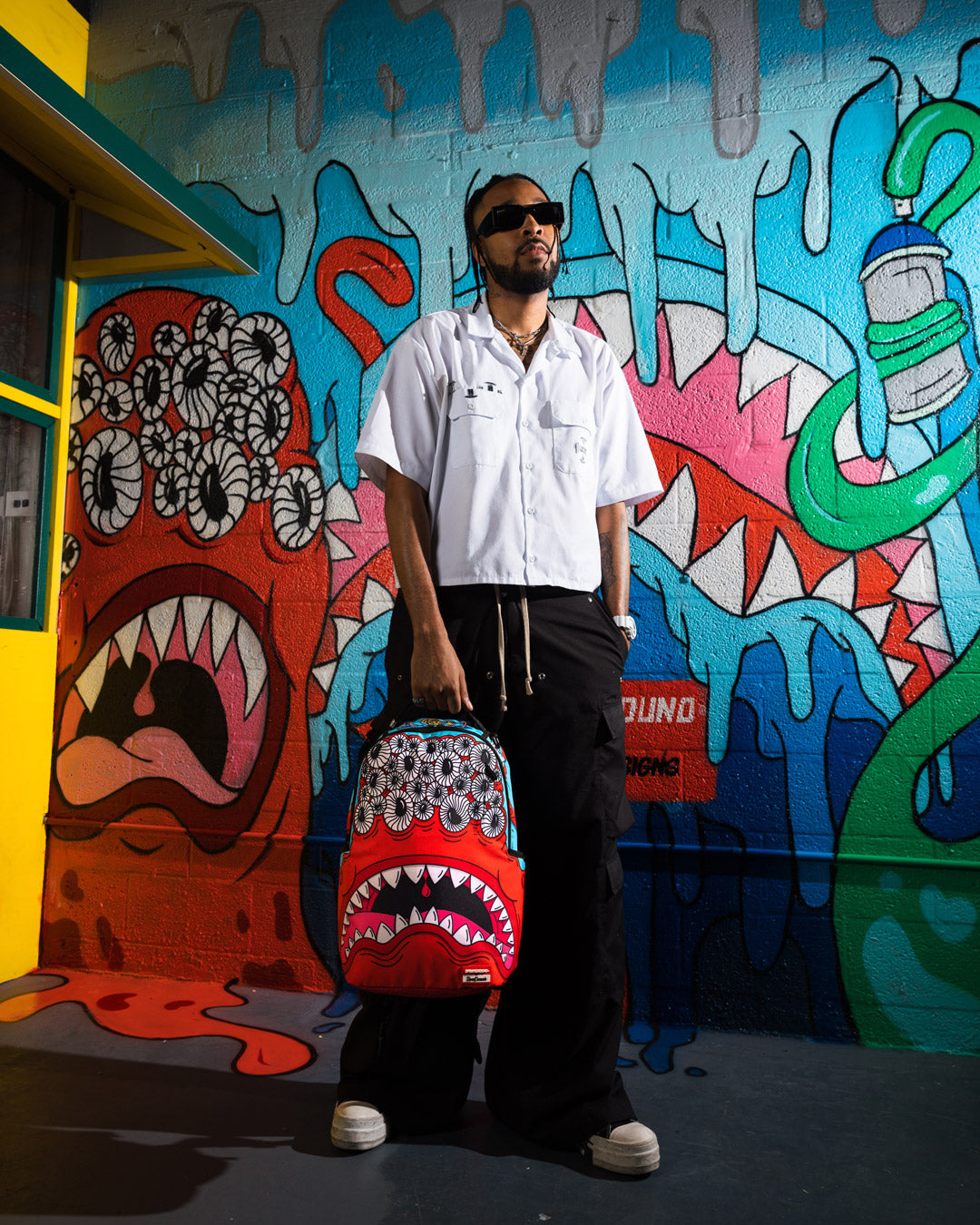 JORGE RODRIGUEZ THE ARTIST COLLAB BLINKY SHARK BACKPACK - Image 8