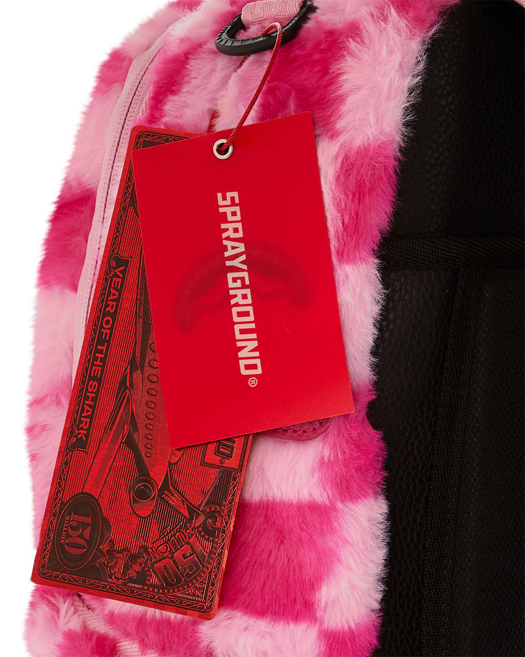 FURZILLA SHARK (PINK CHECK) BACKPACK - Image 15
