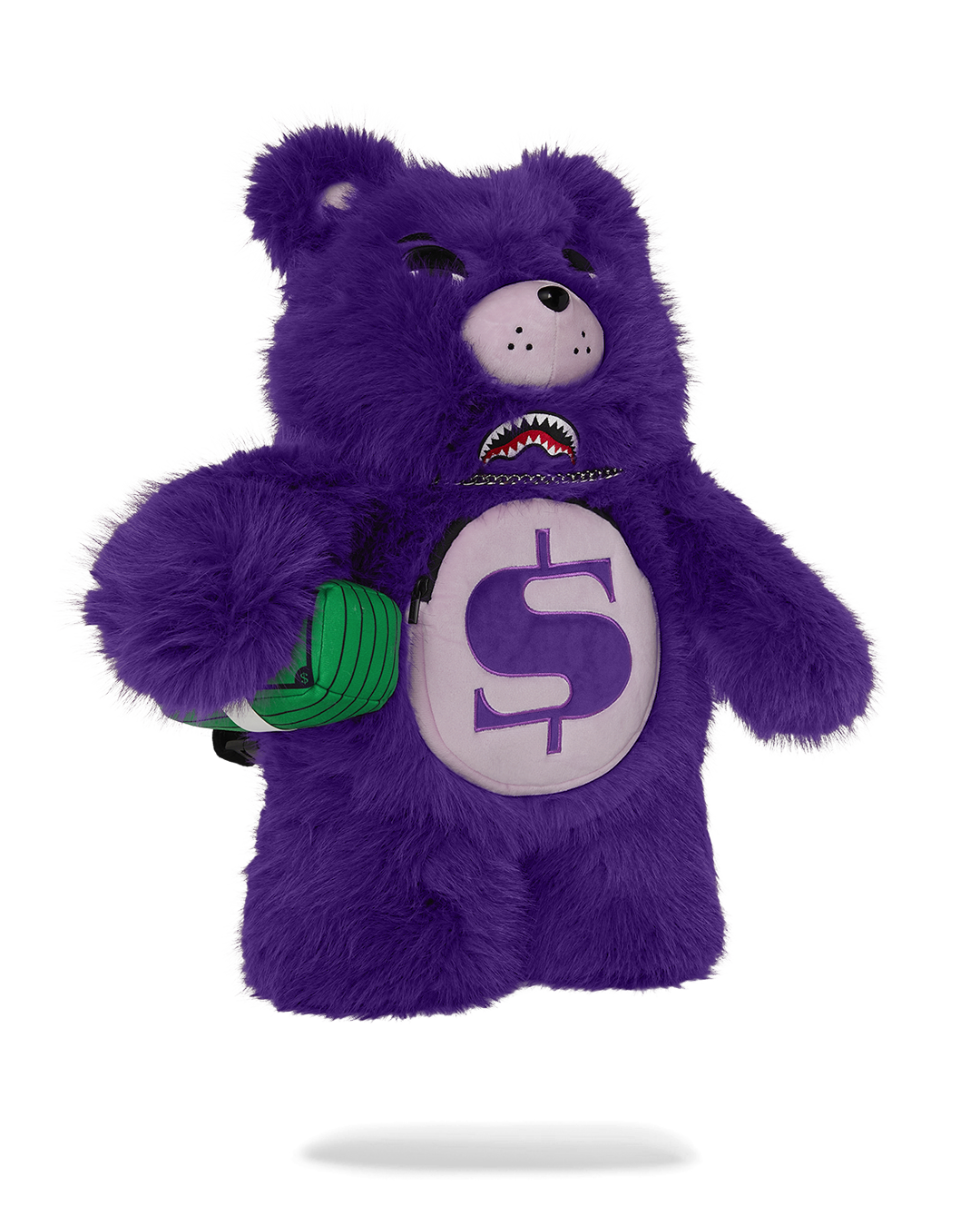 FURZILLA SHARK (PURP) MONEYBEAR BACKPACK - Image 3