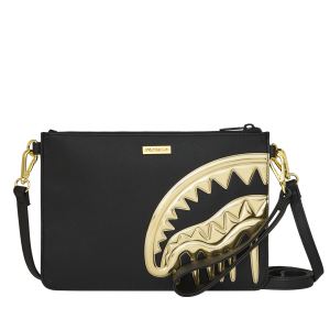 GOLDHEART SHARK DRIP CROSSOVER CLUTCH