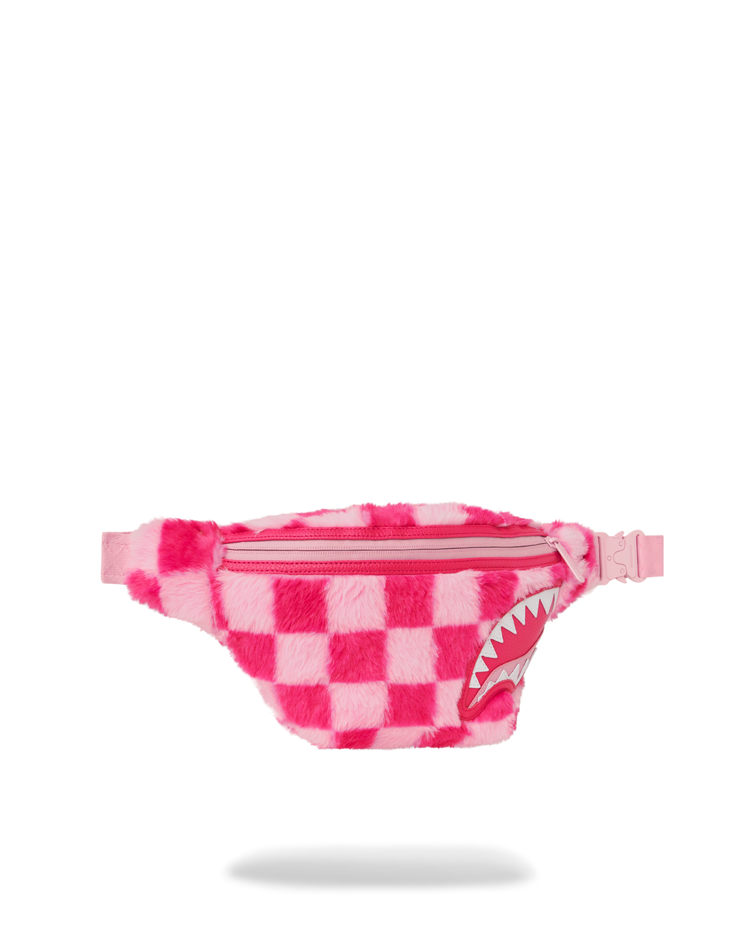 FURZILLA SHARK (PINK CHECK) SAVVY CROSSBODY - Image 3