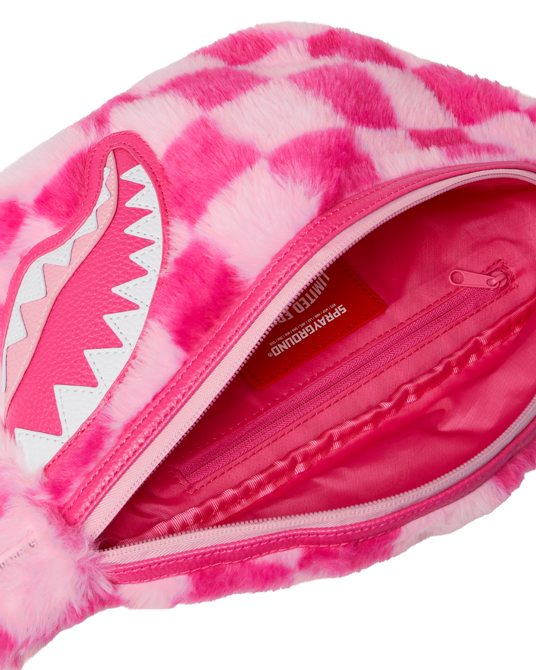FURZILLA SHARK (PINK CHECK) SAVVY CROSSBODY - Image 7