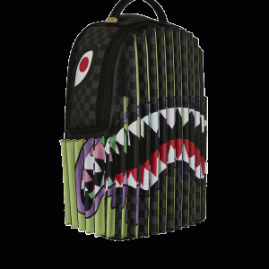 OPTICAL ILLUSION 2 WAY DESIGN BACKPACK
