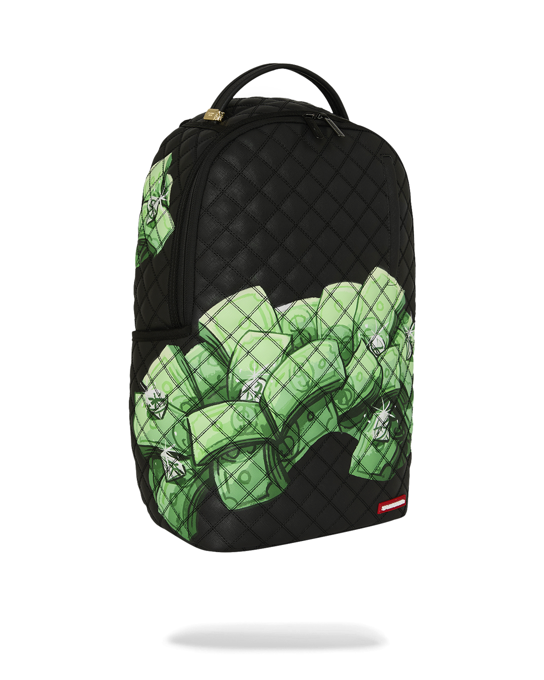 HAND-PAINTED QUILT SHARK BACKPACK - Image 3