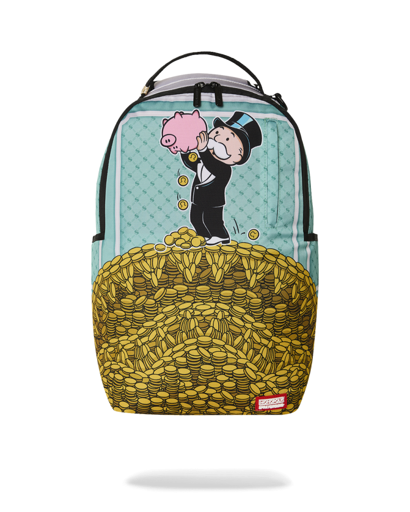 MONOPOLY MAKE SURE IT'S ALL THERE BACKPACK