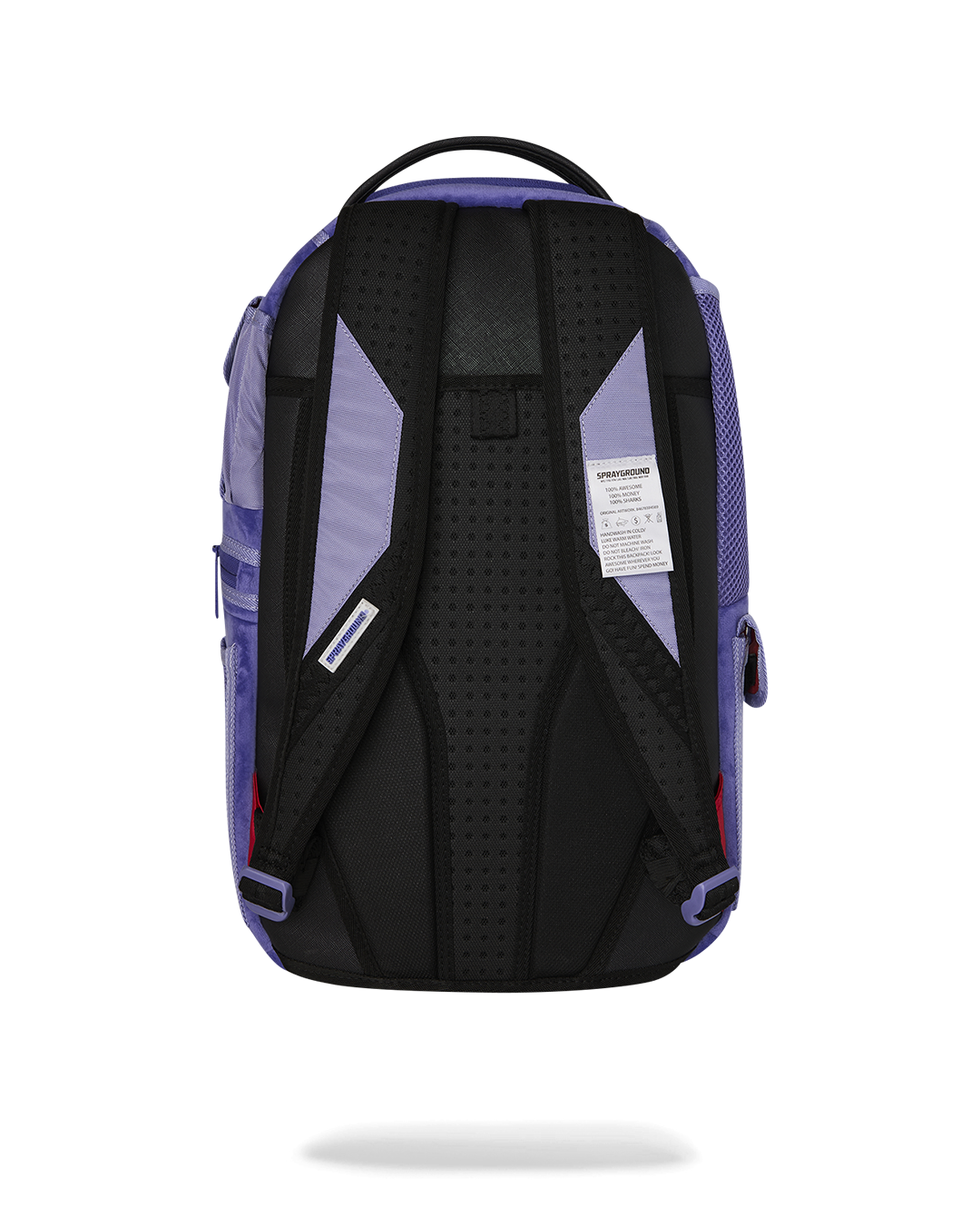 REVERSE MODE - PURPLE VELOUR TO BLACK CHECK BACKPACK - Image 7