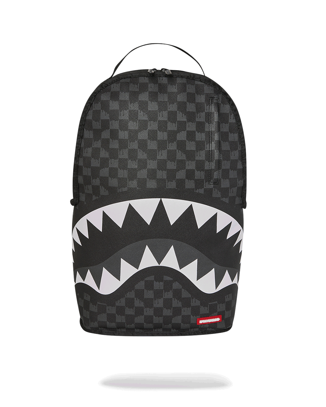 REVERSE MODE - PURPLE VELOUR TO BLACK CHECK BACKPACK