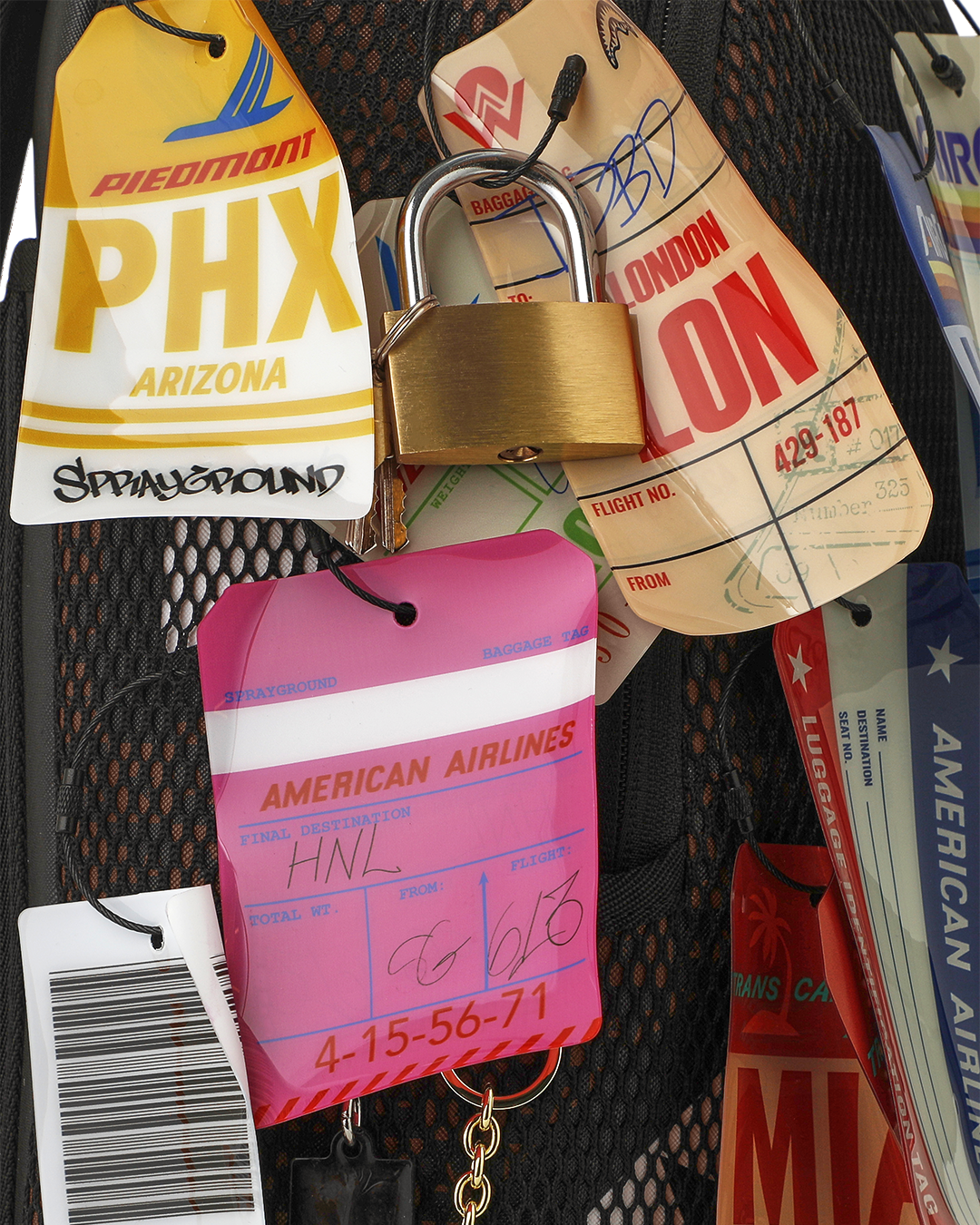 AMERICAN AIRLINES 100 YRS - TAGS ON TAGS BACKPACK - Image 15