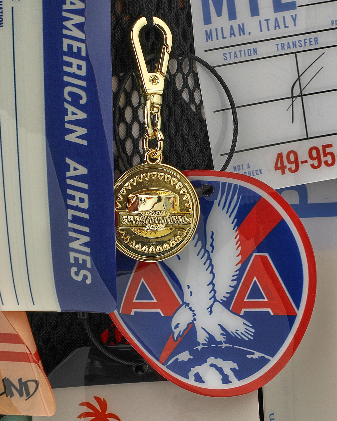 AMERICAN AIRLINES 100 YRS - TAGS ON TAGS BACKPACK - Image 19