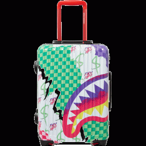 DREAMY TECHNICOLOR SHARKNAUTICS HARDSHELL CARRY-ON LUGGAGE