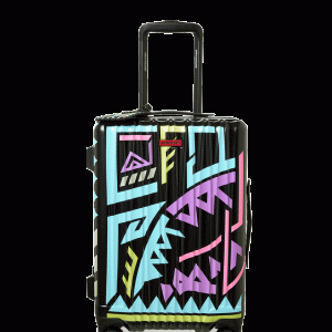 A.I. PATH TO THE FUTURE III HARDSHELL CARRY-ON LUGGAGE ?C SANDFLOWER COLLAB