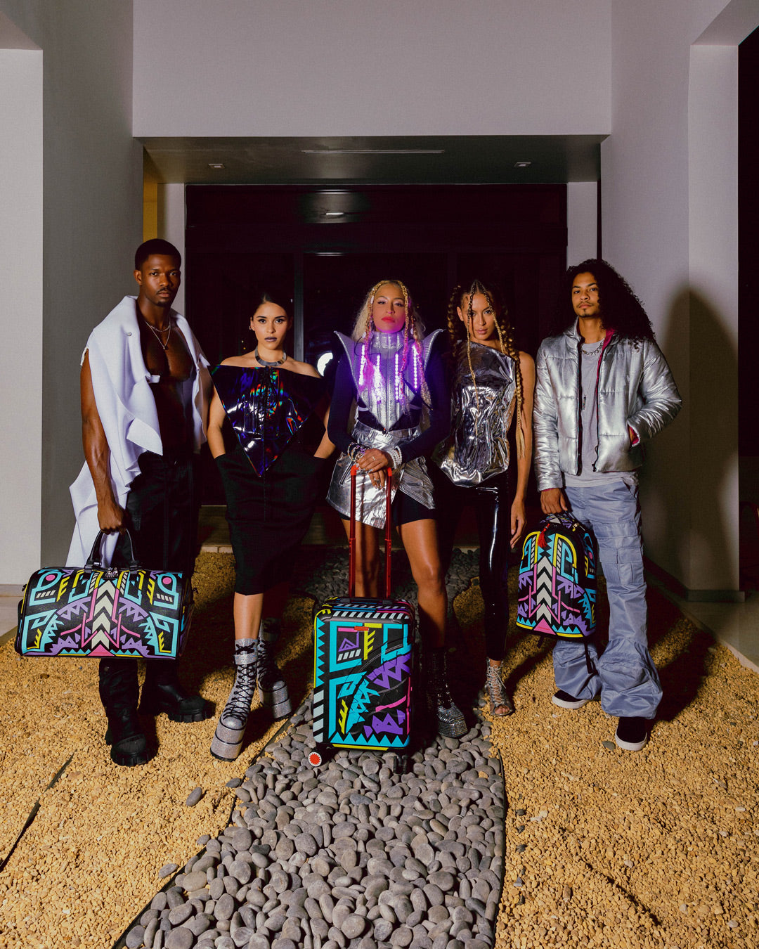 A.I. PATH TO THE FUTURE III DUFFLE ?C SANDFLOWER COLLAB (GLOW IN THE DARK) - Image 16