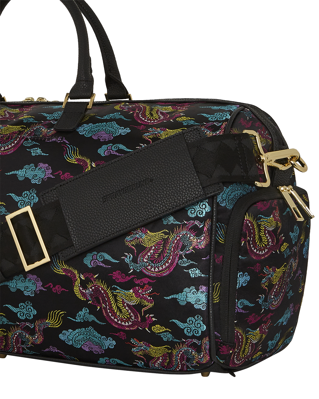 EMBROIDERED DRAGONS DUFFLE - Image 9