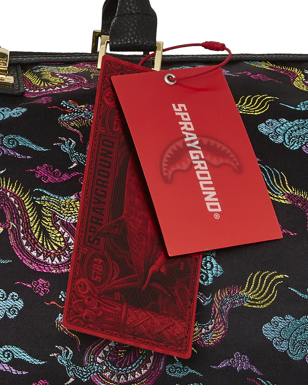 EMBROIDERED DRAGONS DUFFLE - Image 13