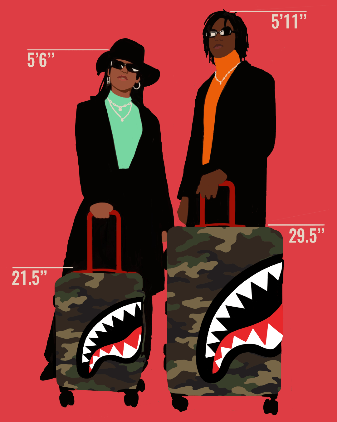 SHARKNAUTICS (CAMO) 29.5 FULL-SIZE LUGGAGE - Image 16