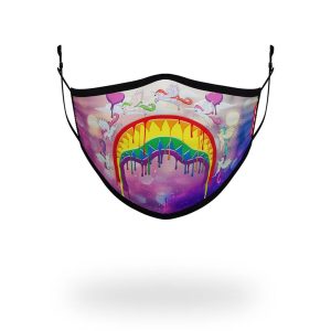 KIDS FORM FITTING MASK: MELT THE RAINBOW