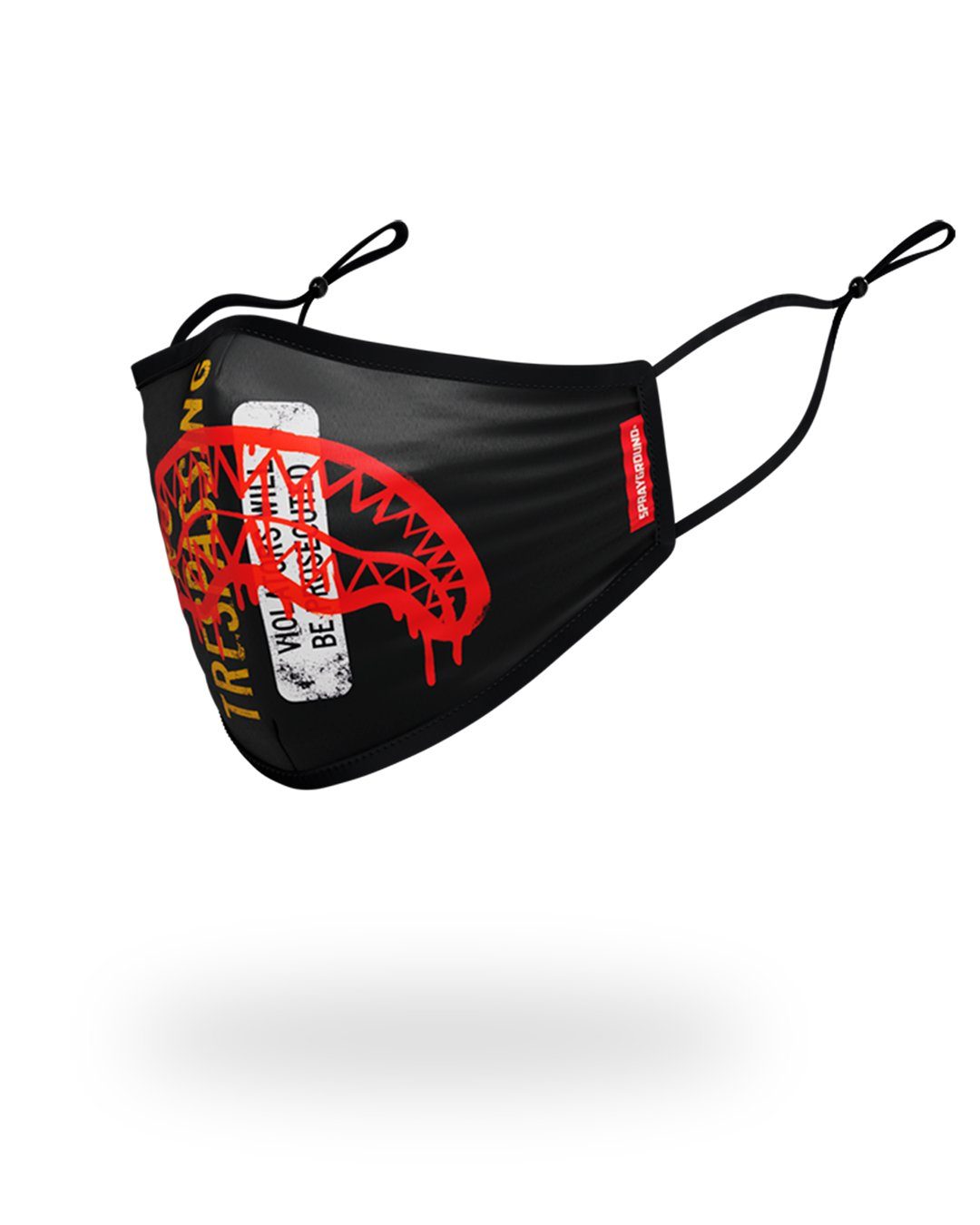 ADULT NO TRESSPASSING FORM FITTING FACE MASK - Image 2