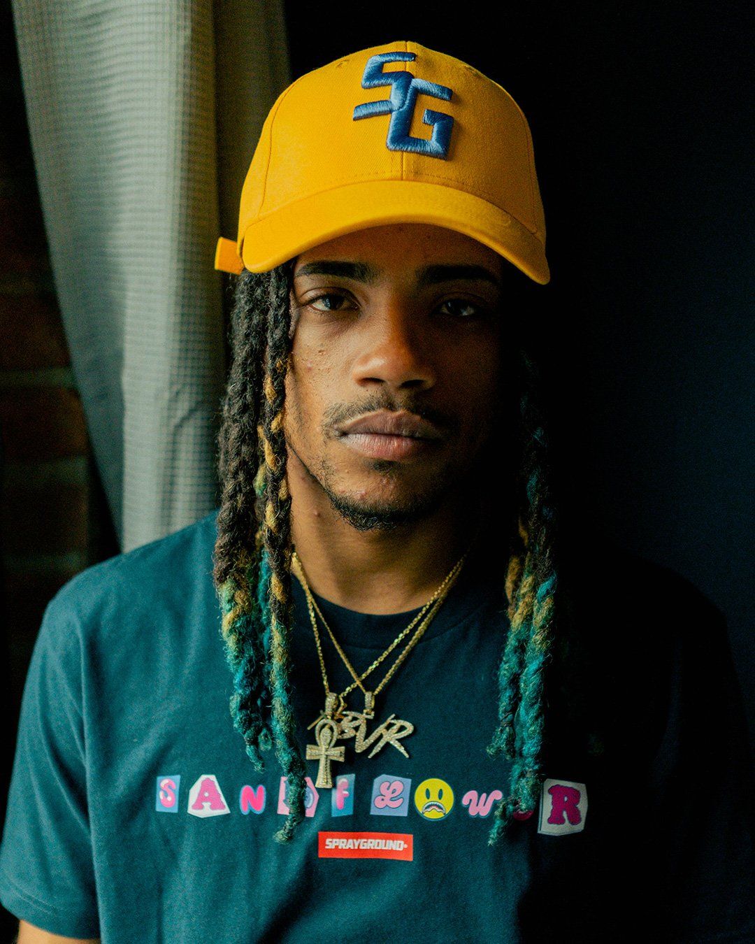 VIBE CHECK T-SHIRT (NAVY) - Image 2