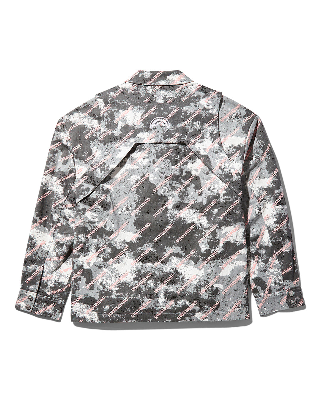 DOUBLE YOKE SNAP FRONT JACKET (GREY) - Image 2