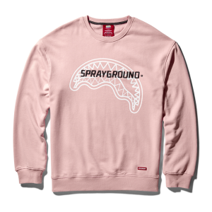 SPRAYGROUND PULLOVER CREW NECK SWEATSHIRT (PINK)