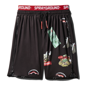PATCH ALL-IN CORTO SWIM TRUNKS (BLACK)