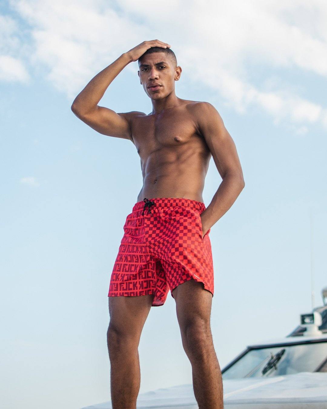 VENI VIDI VICI SHOTO SWIM TRUNKS - Image 2