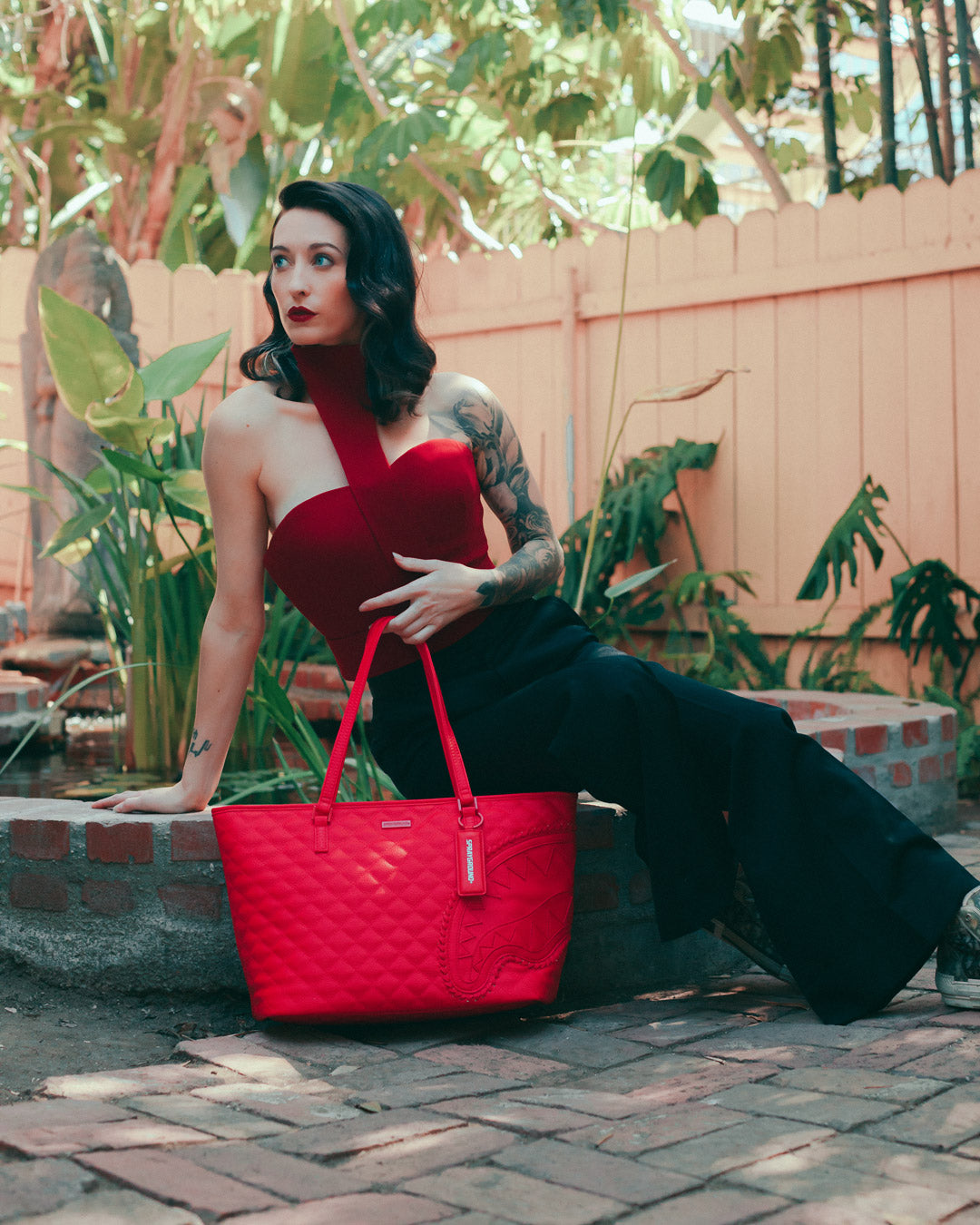RED RIVIERA TOTE - Image 2