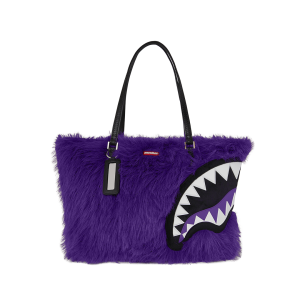 FURZILLA SHARK (PURP) TOTE
