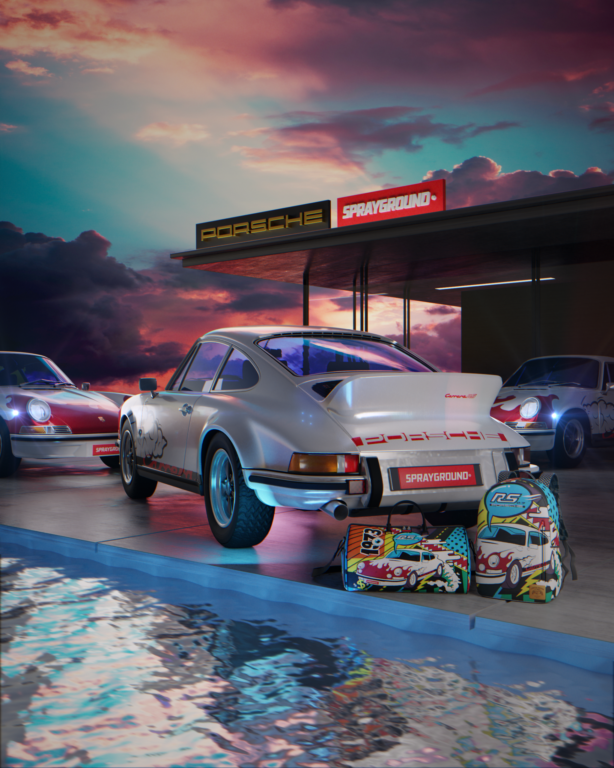 PORSCHE 1972 COLLAB BACKPACK (ONLY 1.191 UNITS MADE) - Image 2