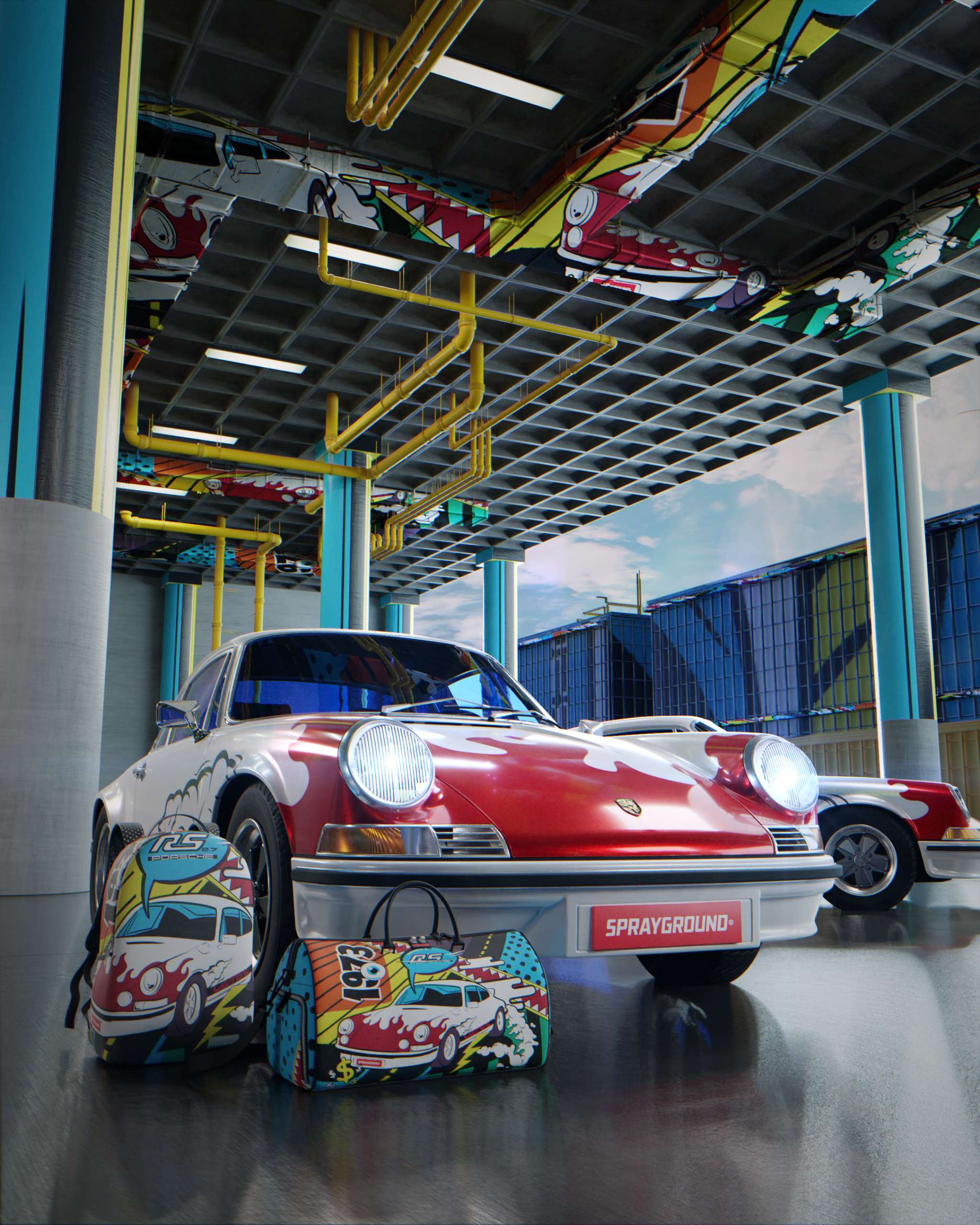 PORSCHE 1972 COLLAB BACKPACK (ONLY 1.191 UNITS MADE) - Image 4