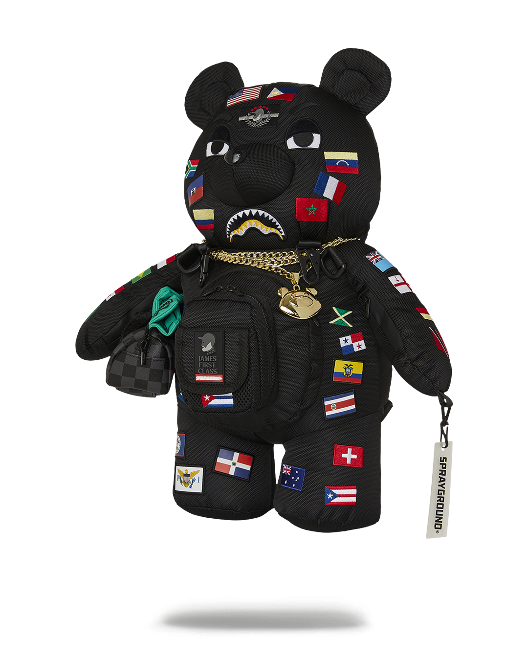 JAMES FIRST CLASS GLOBAL FLAGS MONEYBEAR BACKPACK - Image 5